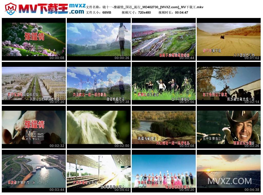 晓十一-豫疆情_国语_流行_MD402730